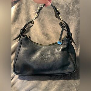 Dooney & Bourke Black Leather  Women's Shoulder Bag